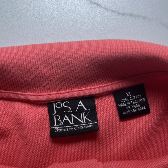 3 Jos A Bank Travelers Collection Mens Polo Shirts Sz XL 100% Soft Cotton NWOT - Picture 14 of 16